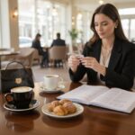 Stack of pancakes with dripping syrup, perfect for breakfast recipes.